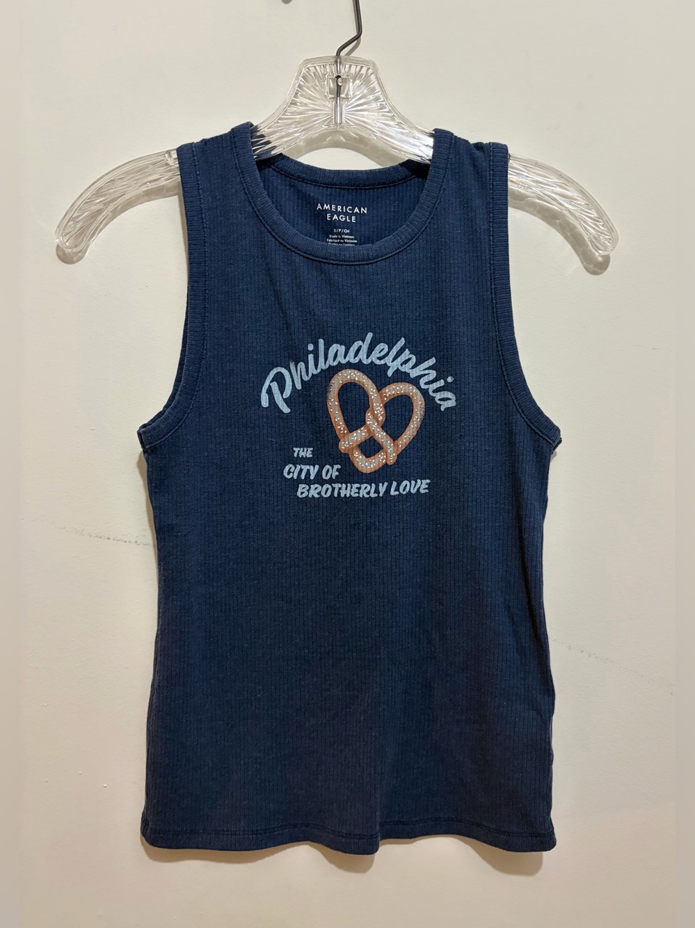 American Eagle Philadelphia Ribbed Tank Top Womens Size Small